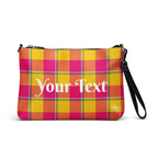 Personalized Crossbody Bag Corn and Razzmatazz Plaid Default Title - Scottish Squares