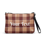 Personalized Crossbody Bag Whiskey and Livid Brown Plaid Default Title - Scottish Squares