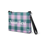 Personalized Crossbody Bag Ming and Melanie Plaid - Scottish Squares