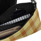 Personalized Crossbody Bag Zombie and Copper Plaid - Scottish Squares