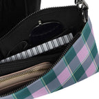 Personalized Crossbody Bag Ming and Melanie Plaid - Scottish Squares