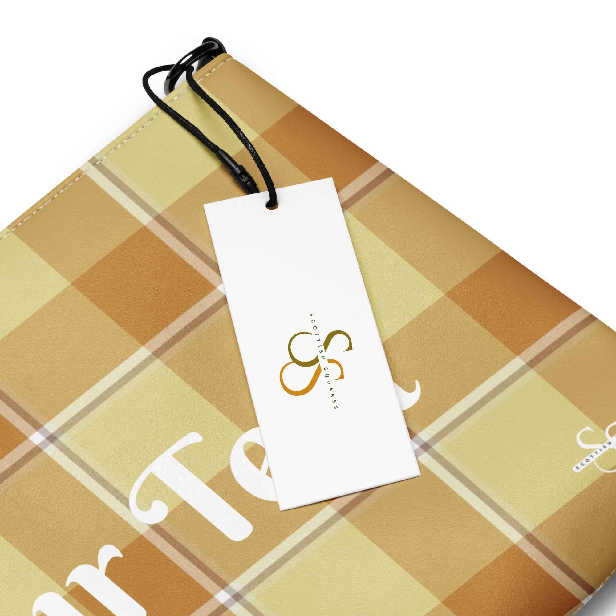 Personalized Crossbody Bag Zombie and Copper Plaid - Scottish Squares