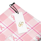 Crossbody Bag Breast Cancer Awareness Plaid - Scottish Squares