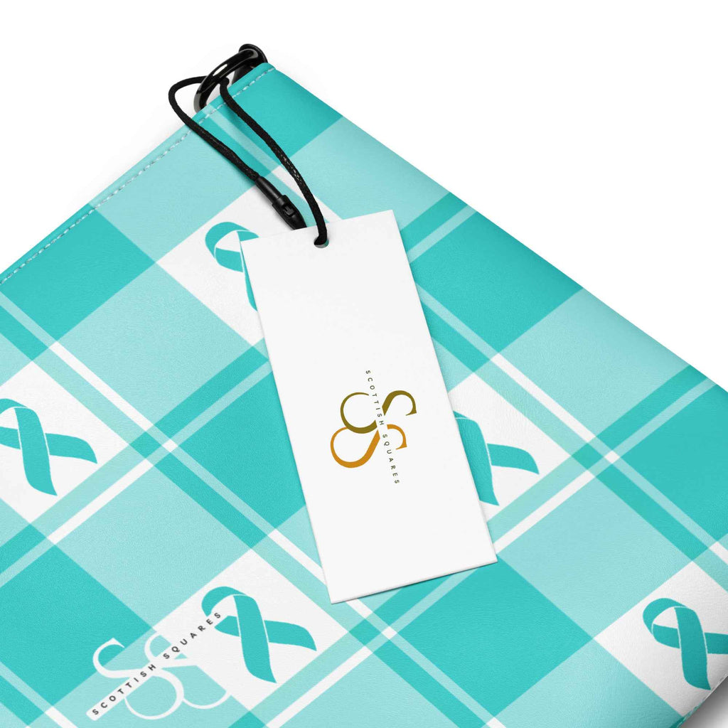 Crossbody Bag Ovarian Cancer Awareness Plaid - Scottish Squares