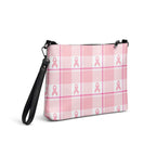 Crossbody Bag Breast Cancer Awareness Plaid - Scottish Squares