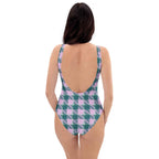 One-Piece Swimsuit Ming and Melanie Plaid - Scottish Squares