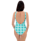 One-Piece Swimsuit Ovarian Cancer Awareness Plaid - Scottish Squares