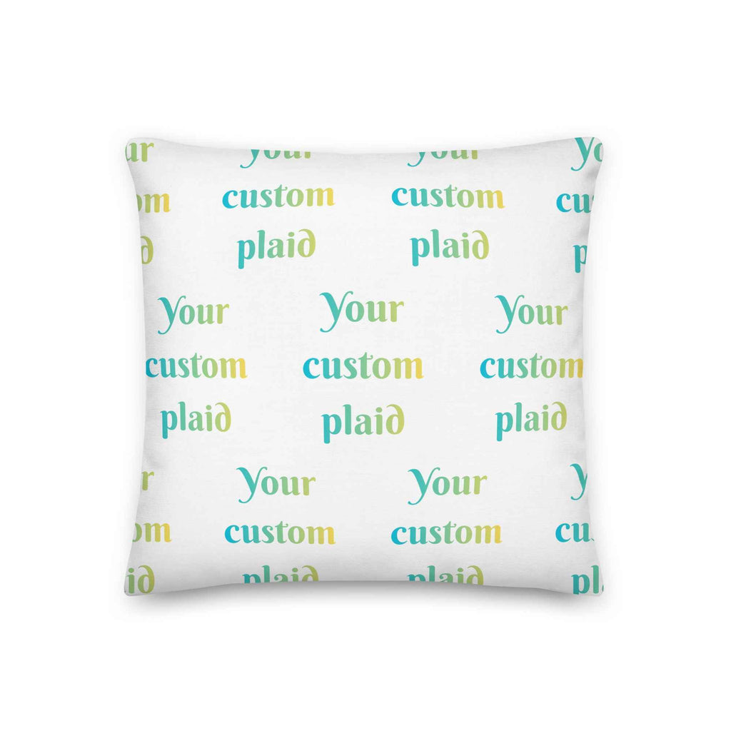Throw Pillow Your Own Birthday Plaid Default Title - Scottish Squares