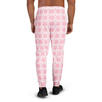 Men's Joggers Breast Cancer Awareness Plaid - Scottish Squares