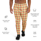 Claystone and Morning Mist Plaid Men's Joggers - Scottish Squares
