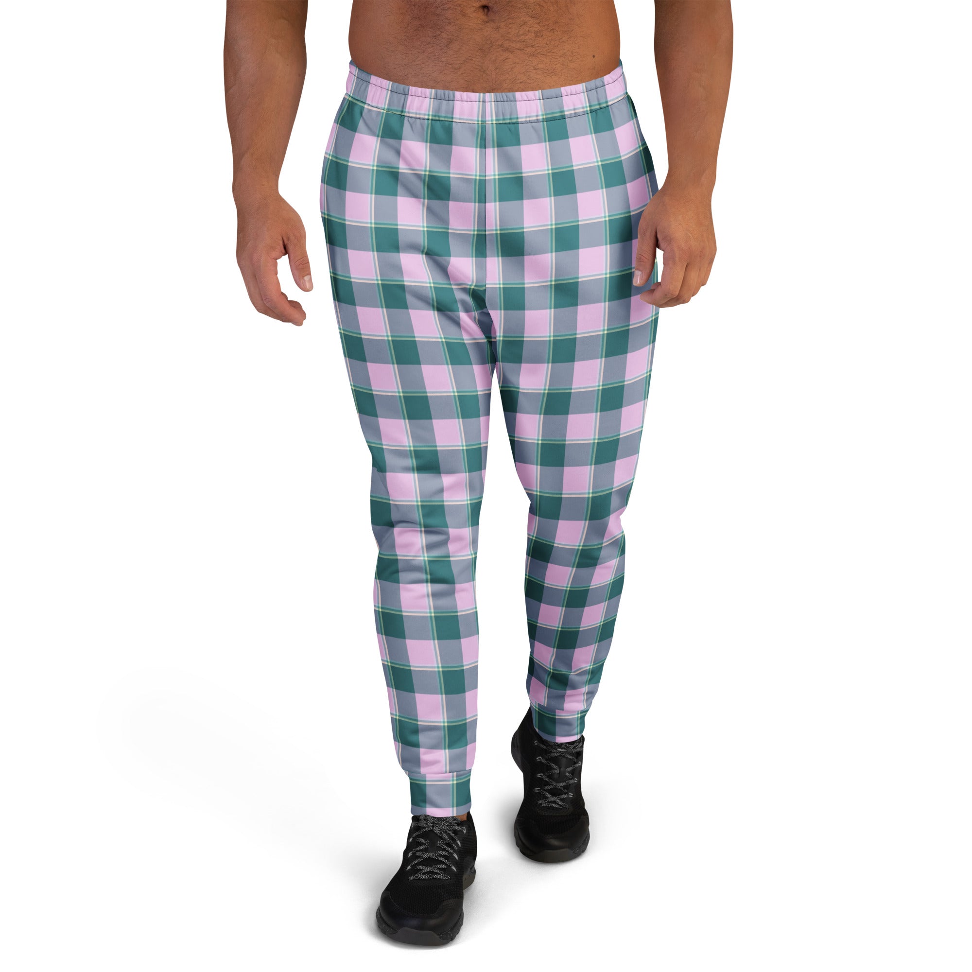 Ming and Melanie Plaid Men's Joggers - Scottish Squares
