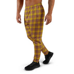 Potters Clay and Pizza Plaid Men's Joggers - Scottish Squares