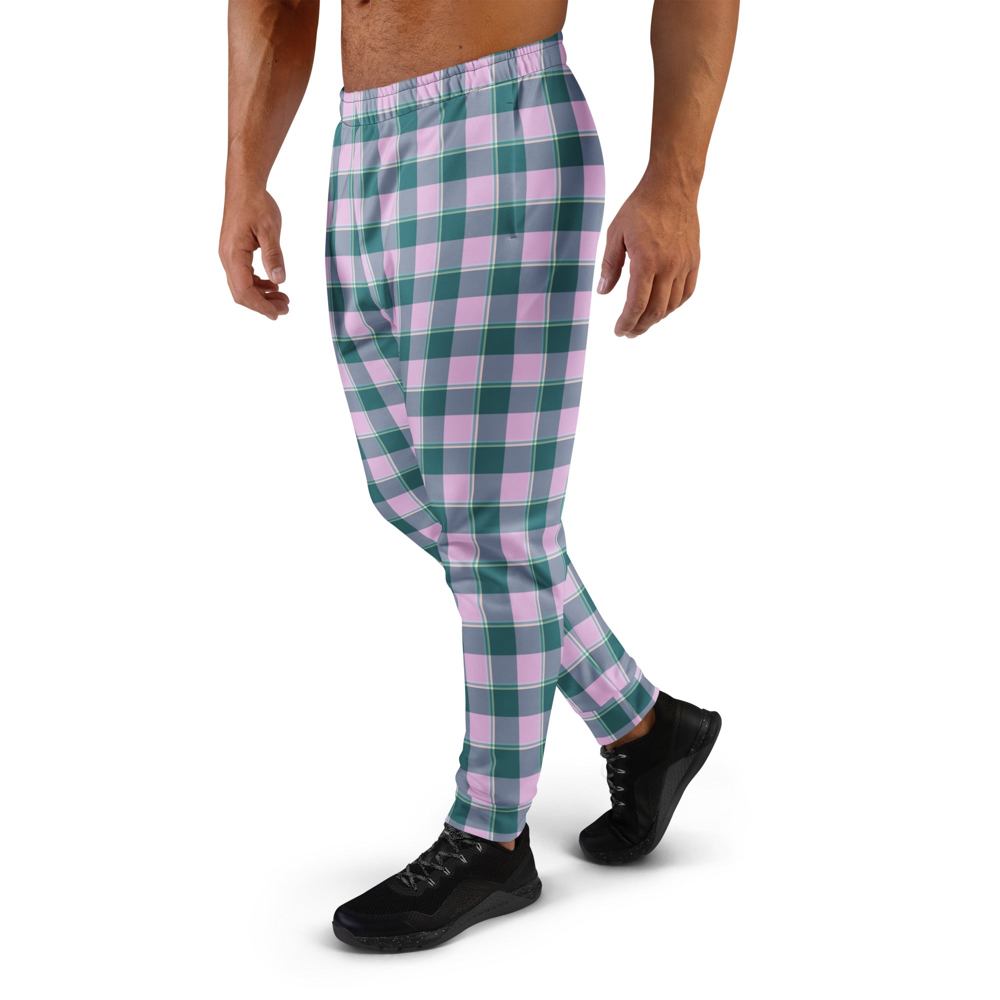 Ming and Melanie Plaid Men's Joggers - Scottish Squares