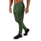 Woodland and Evergreen Plaid Men's Joggers - Scottish Squares