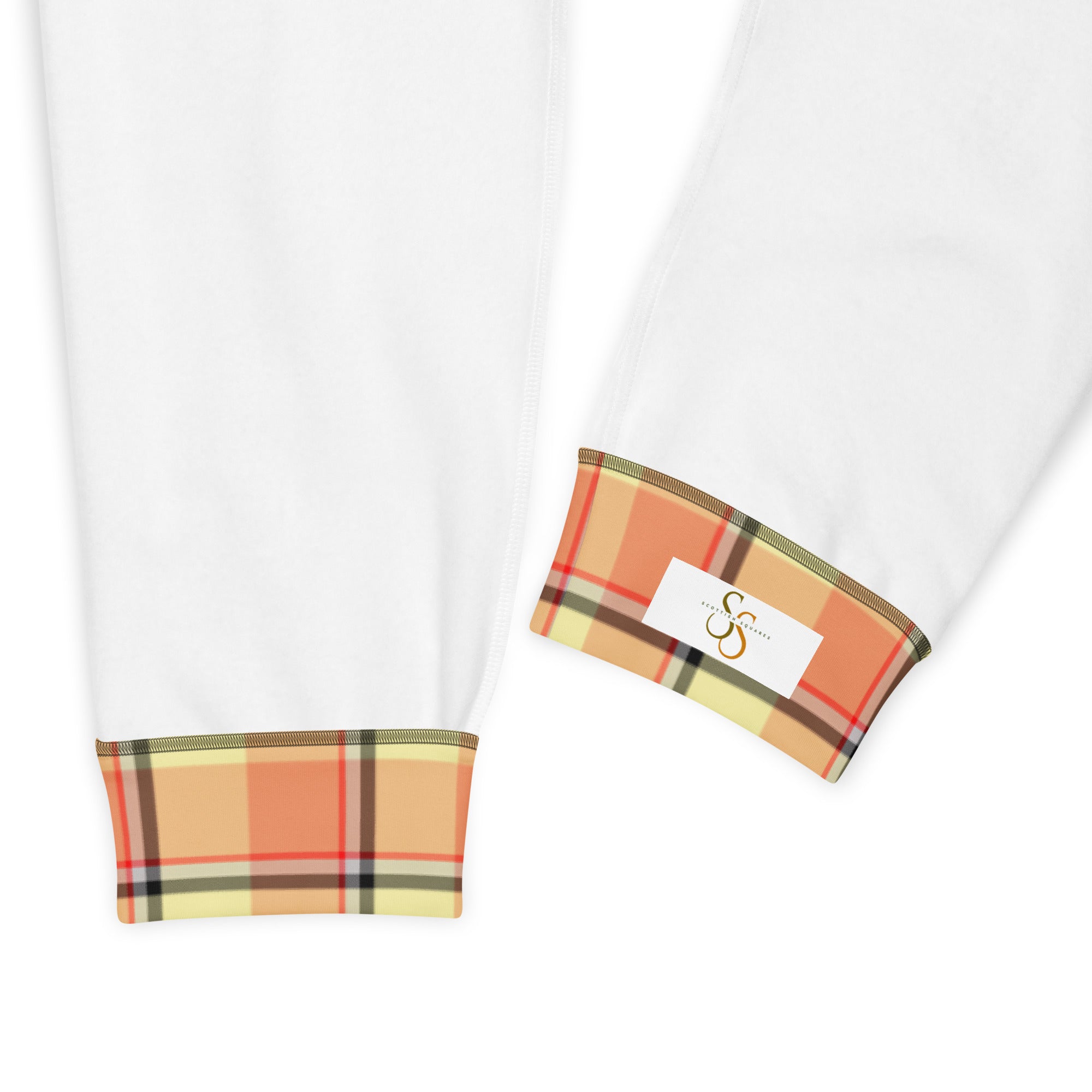 Claystone and Morning Mist Plaid Men's Joggers - Scottish Squares