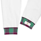 Ocean Green and Mulberry Wood Plaid Men's Joggers - Scottish Squares