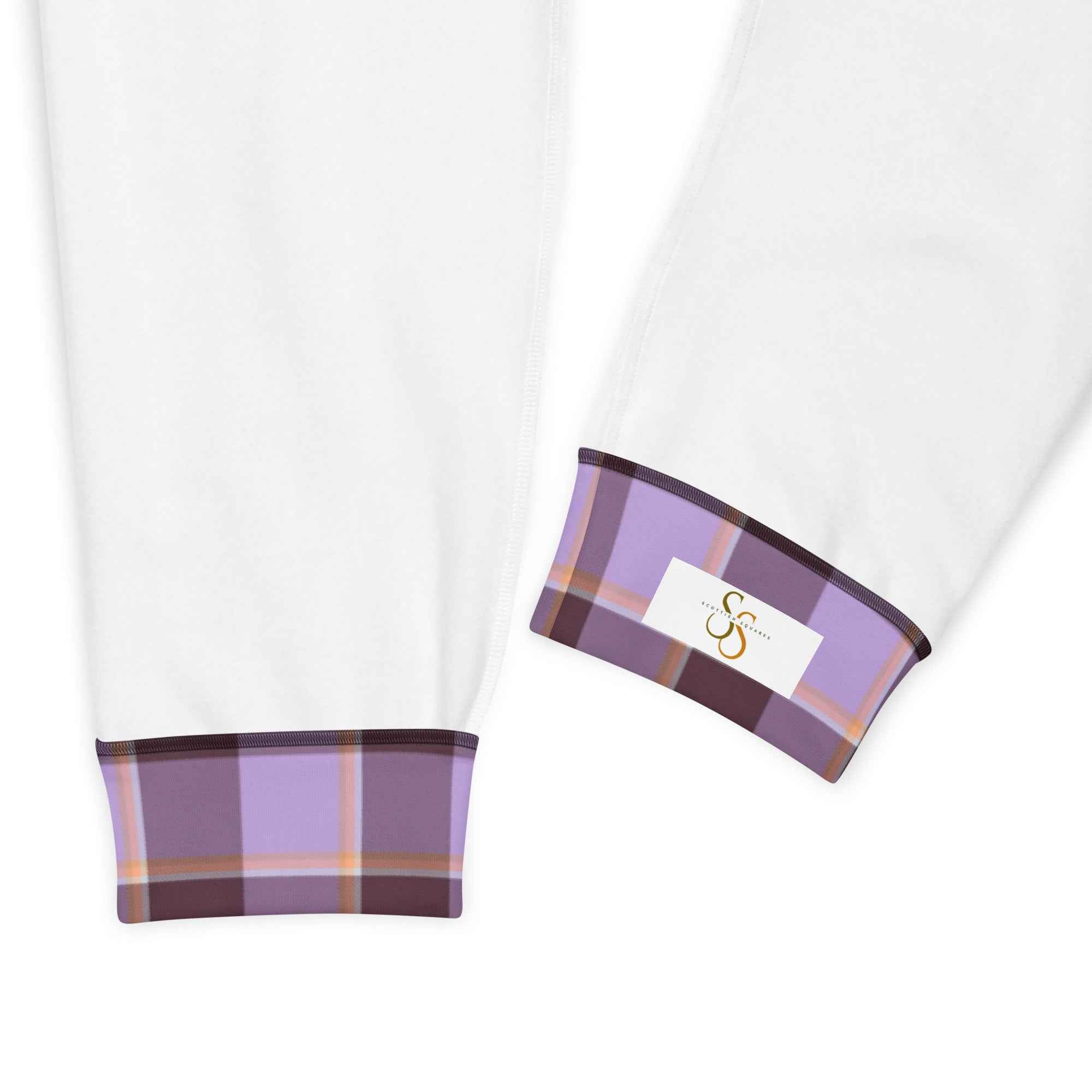 Light Wisteria and Livid Brown Plaid Men's Joggers - Scottish Squares