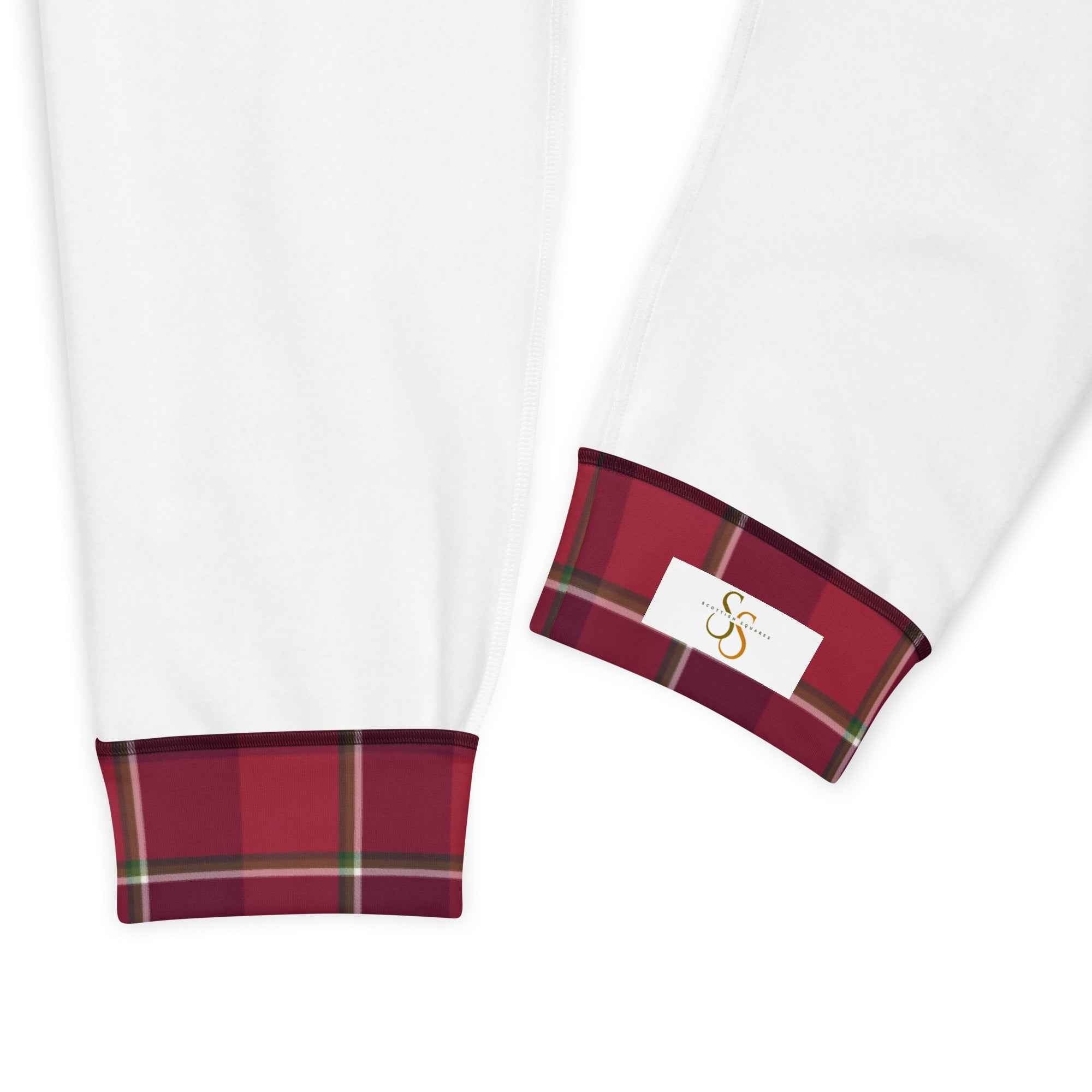 Old Brick and Cab Sav Plaid Men's Joggers - Scottish Squares