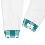 Men's Joggers Cervical Cancer Awareness Plaid, Teal Ribbon, Supportive Gift - Scottish Squares