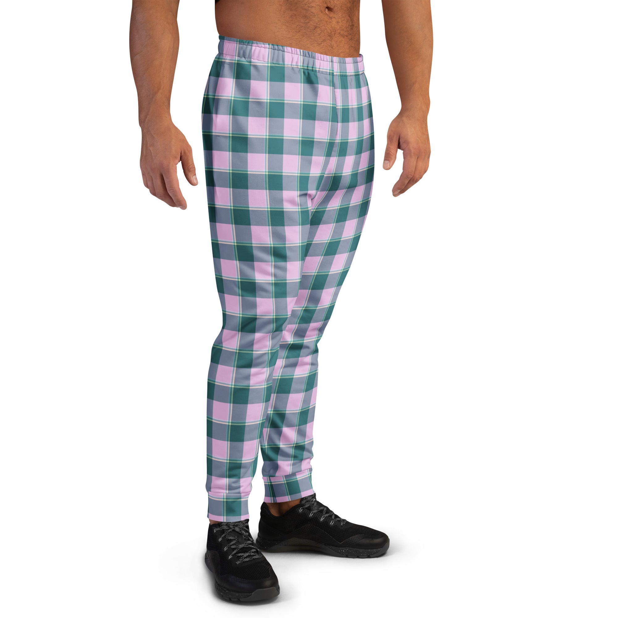 Ming and Melanie Plaid Men's Joggers - Scottish Squares