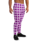 Men's Joggers Pancreatic Cancer Awareness Plaid - Scottish Squares
