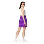 Electric Violet and Fuchsia Plaid Unisex Mesh Shorts - Scottish Squares