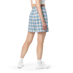 Pink Cloud and Blue Lagoon Plaid Unisex Mesh Shorts - Scottish Squares