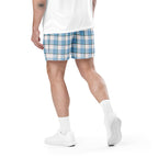 Pink Cloud and Blue Lagoon Plaid Unisex Mesh Shorts - Scottish Squares