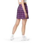 Purple and Trendy Pink Plaid Unisex Mesh Shorts - Scottish Squares
