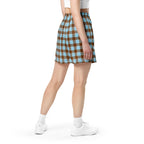 Blizzard Blue and Livid Brown Plaid Unisex Mesh Shorts - Scottish Squares