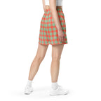 Spring Rain and Persimmon Plaid Unisex Mesh Shorts - Scottish Squares
