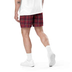 Old Brick and Cab Sav Plaid Unisex Mesh Shorts - Scottish Squares