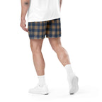 Cello and Donkey Brown Plaid Unisex Mesh Shorts - Scottish Squares