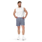 Ming and Melanie Plaid Unisex Mesh Shorts - Scottish Squares