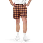 Whiskey and Livid Brown Plaid Unisex Mesh Shorts - Scottish Squares
