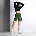 Woodland and Evergreen Plaid Unisex Mesh Shorts - Scottish Squares