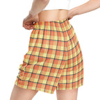 Claystone and Morning Mist Plaid Unisex Mesh Shorts - Scottish Squares