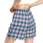 Ming and Melanie Plaid Unisex Mesh Shorts - Scottish Squares