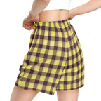 Flax and Livid Brown Plaid Unisex Mesh Shorts - Scottish Squares