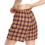 Whiskey and Livid Brown Plaid Unisex Mesh Shorts - Scottish Squares