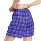 Cornflower Blue and Livid Brown Plaid Unisex Mesh Shorts - Scottish Squares