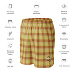 Zombie and Copper Plaid Unisex Mesh Shorts - Scottish Squares
