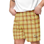 Zombie and Copper Plaid Unisex Mesh Shorts - Scottish Squares
