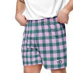 Ming and Melanie Plaid Unisex Mesh Shorts - Scottish Squares