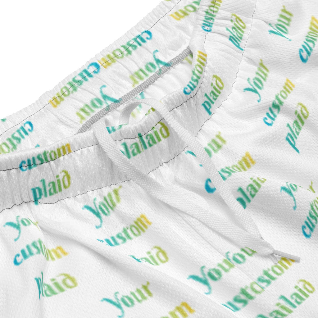 Unisex Mesh Shorts Your Own Birthday Plaid - Scottish Squares