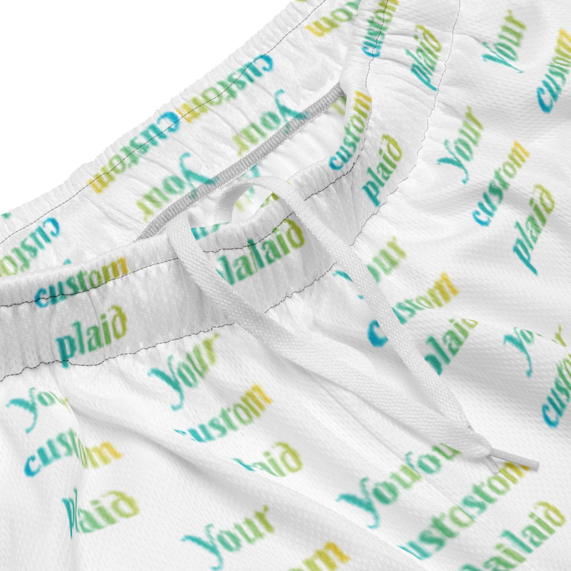 Unisex Mesh Shorts Your Own Birthday Plaid - Scottish Squares