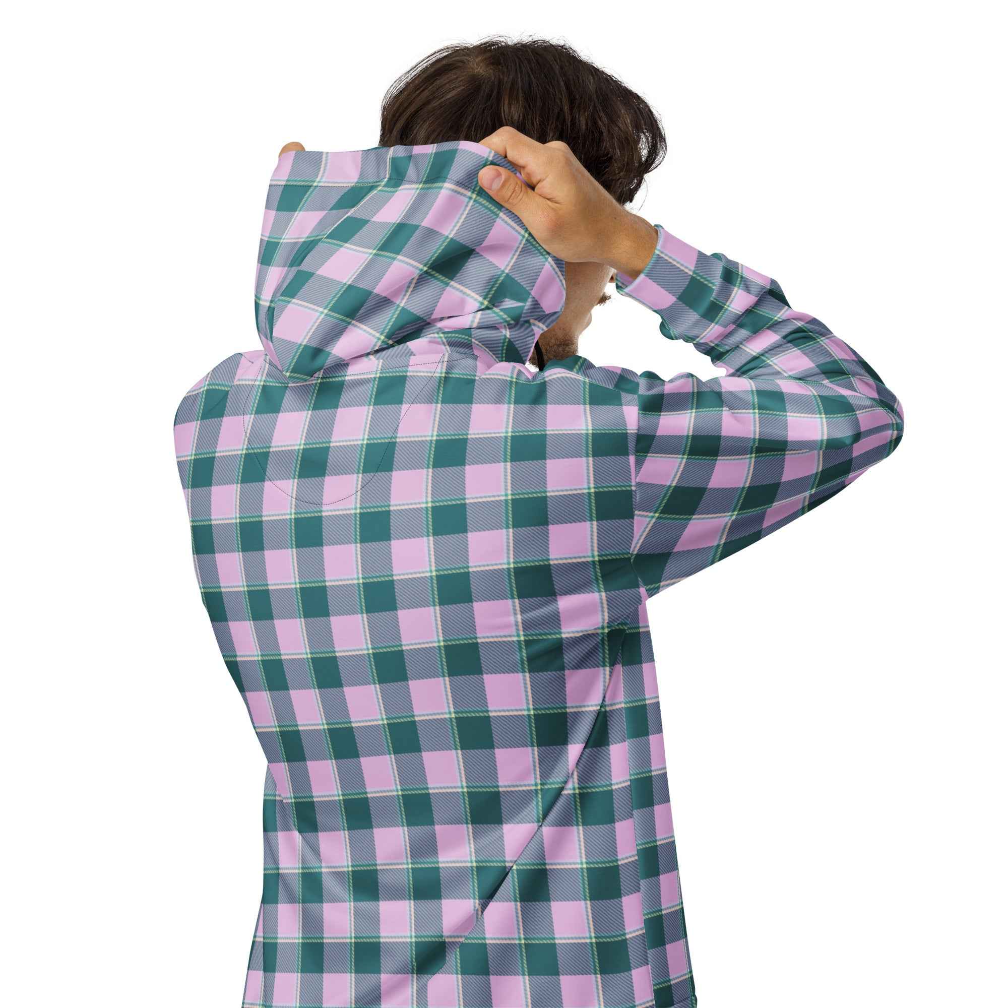 Unisex Zip Hoodie Ming and Melanie Plaid