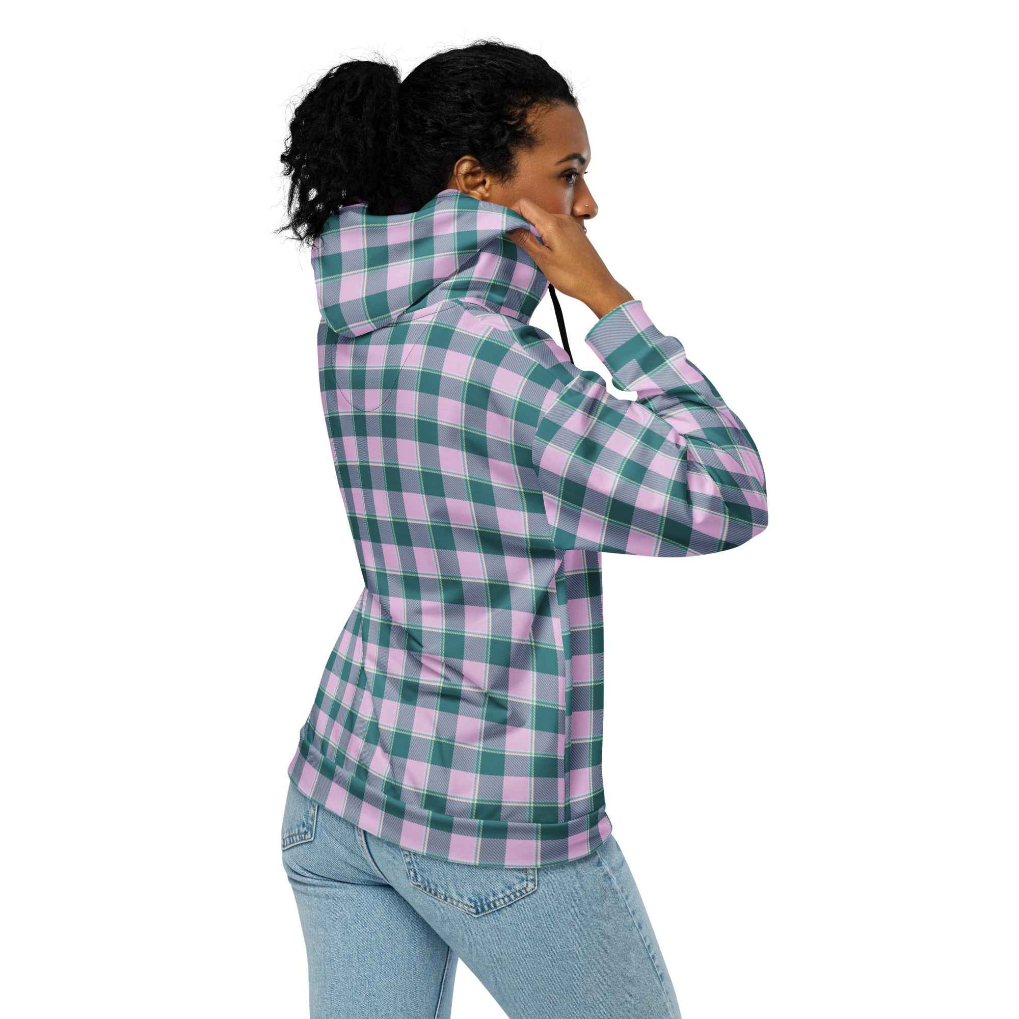 Unisex Zip Hoodie Ming and Melanie Plaid