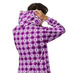 Unisex Zip Hoodie Pancreatic Cancer Awareness Plaid - Scottish Squares
