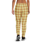 Zombie and Copper Plaid Women's Joggers - Scottish Squares